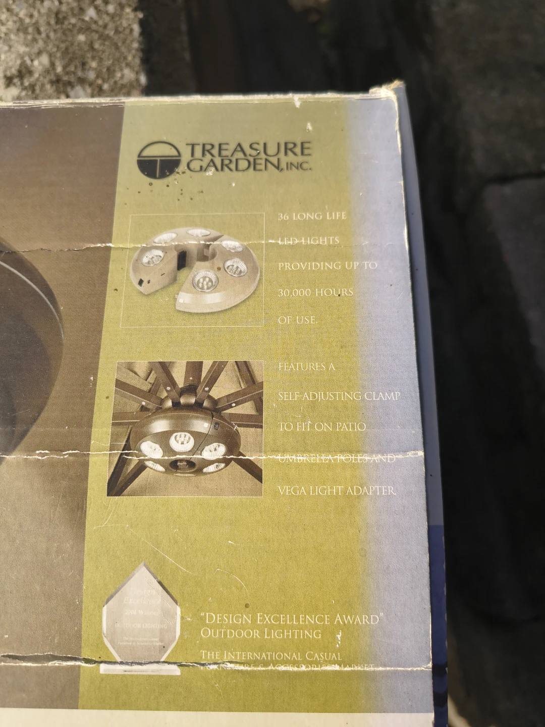Vega-l battery rechargeable umbrella light - photo 2