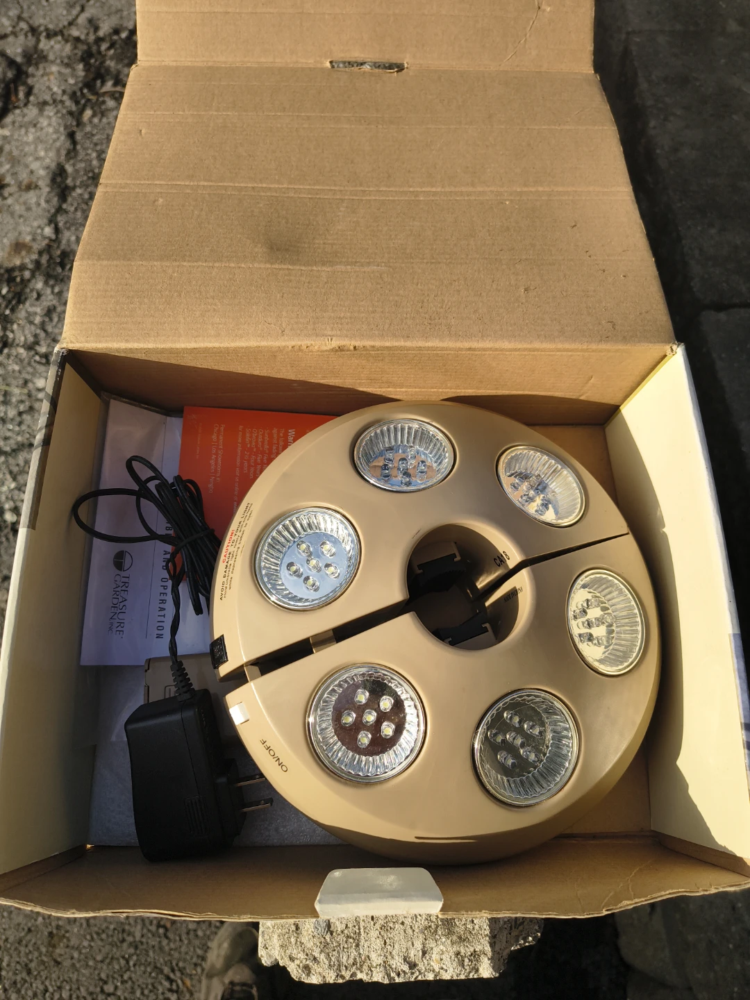 Vega-l battery rechargeable umbrella light - photo 4
