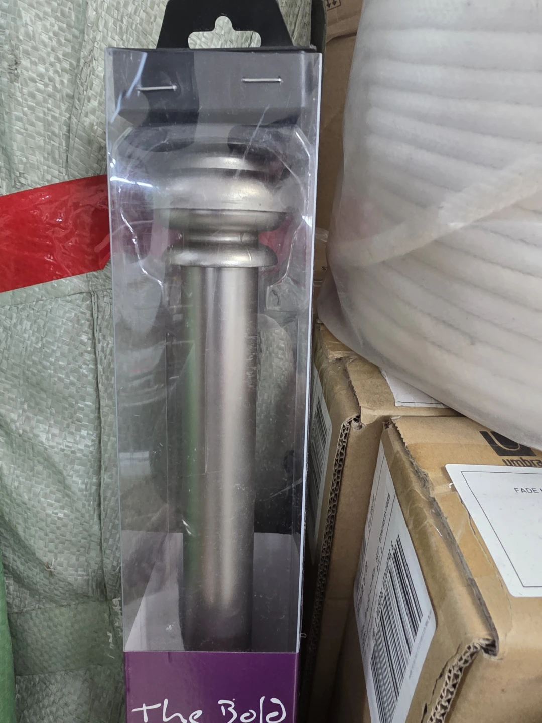 Heavy duty "The Bold" Curtain Rod 48"-86" -Brushed Nickel