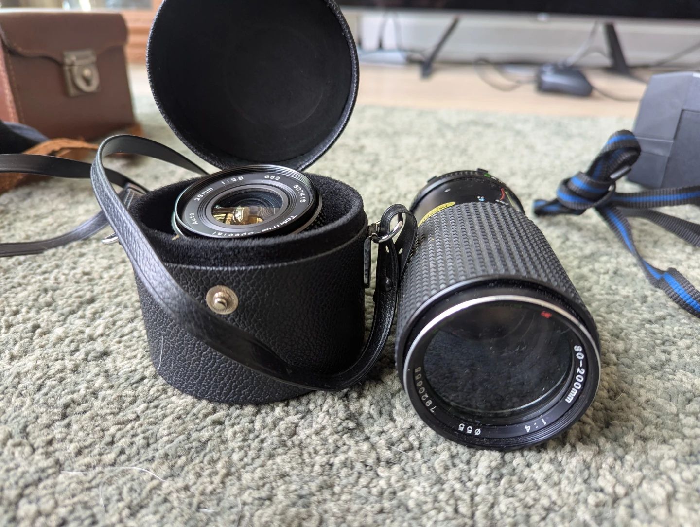 Tokina 28mm f/2.8 and 80-200mm f/4 Camera Lenses