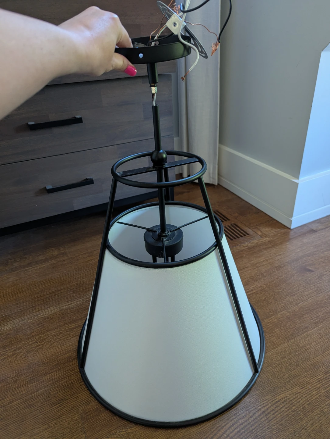 GLUCKSTEIN Elements Large 3-Light Pendant Light