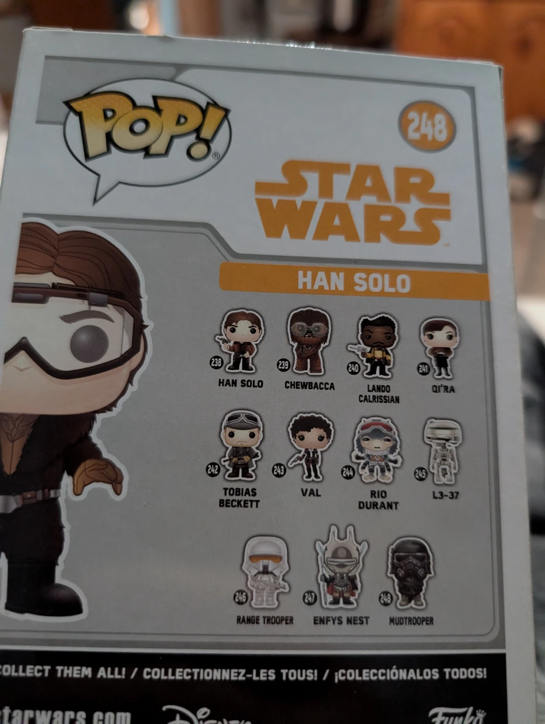Funko Pop! Star Wars lot of SIX Han Solo (Hoth) #248 - photo 5