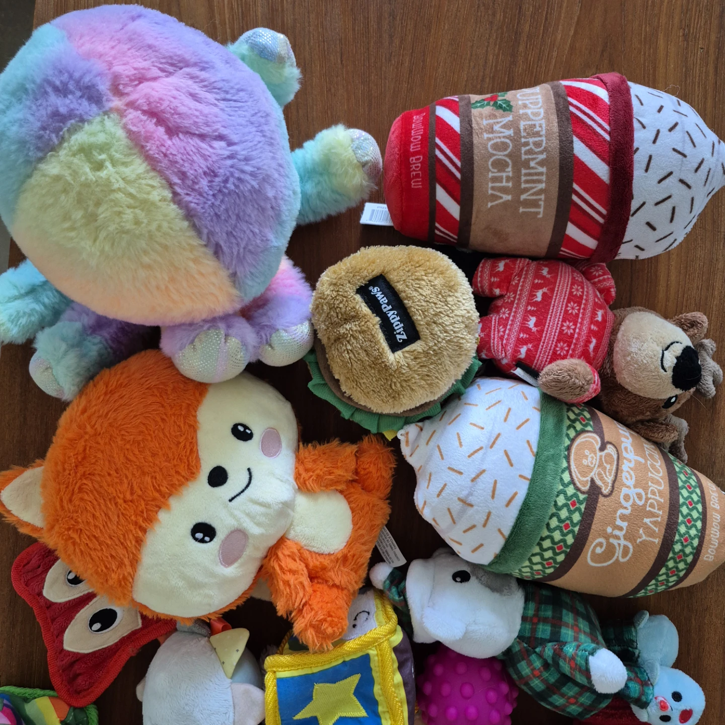 Collection of Stuffies and Toys for Dogs