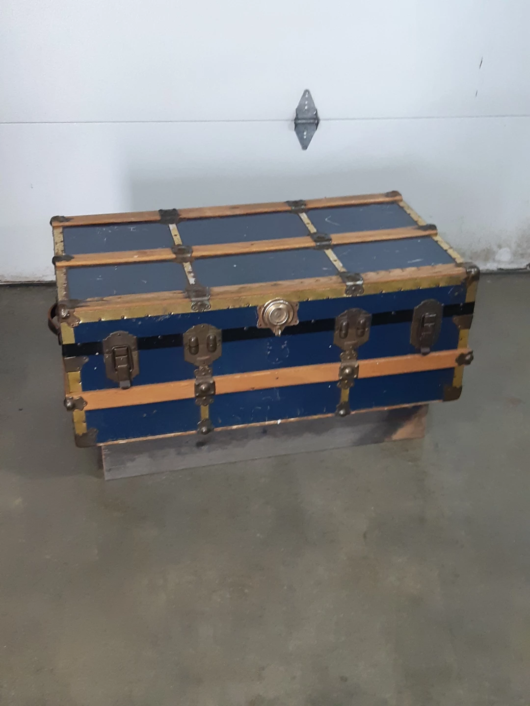 Antique steam trunk