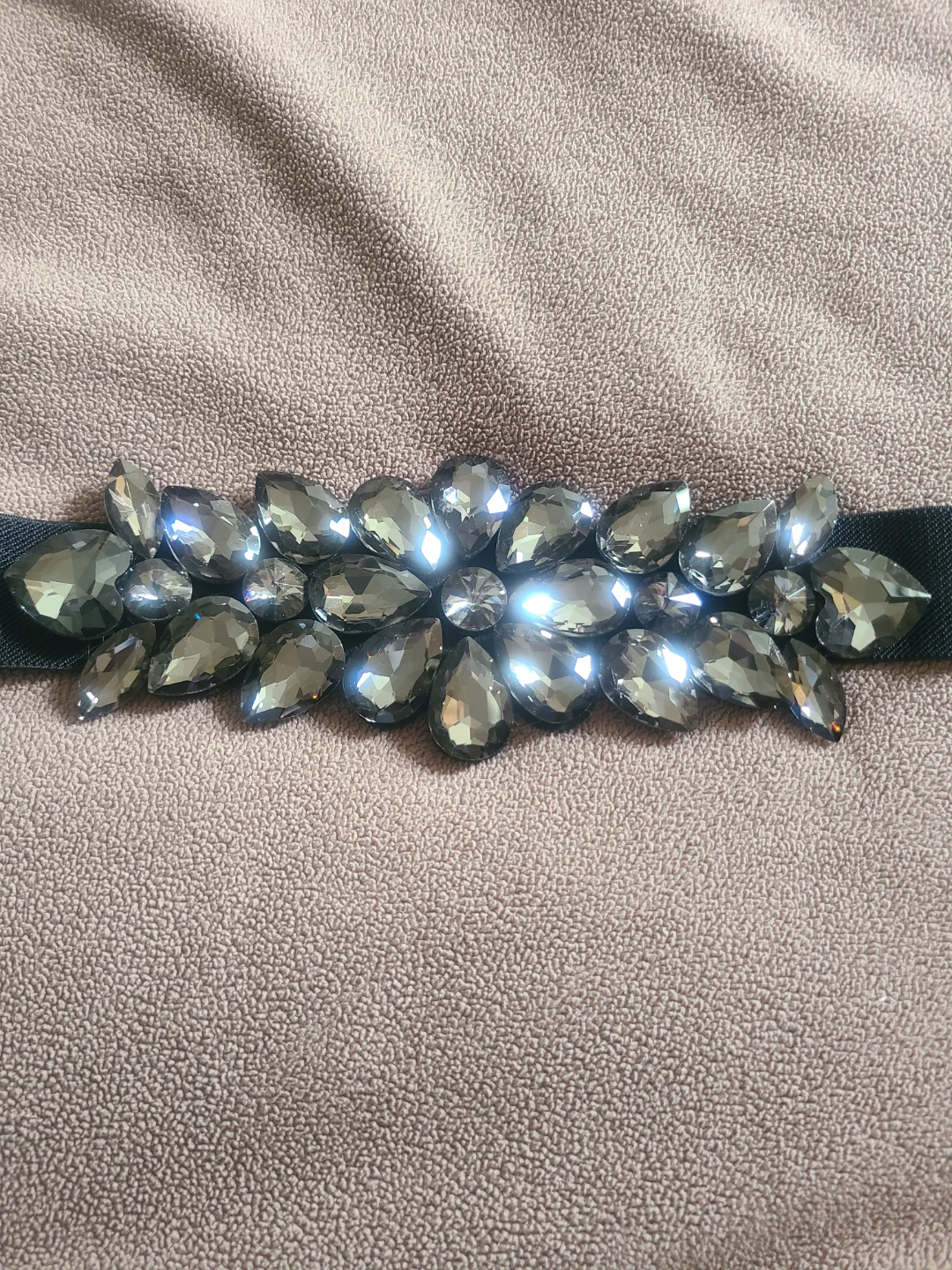 Sparkly Embellished Elastic Belt