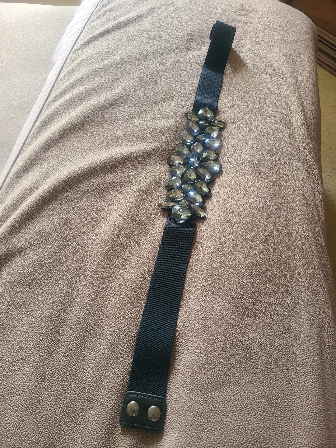 Sparkly Embellished Elastic Belt - photo 2