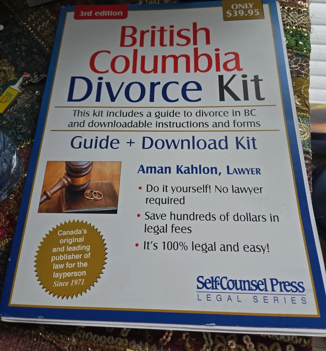 British Columbia Divorce Kit by Self-Counsel Press ⚽