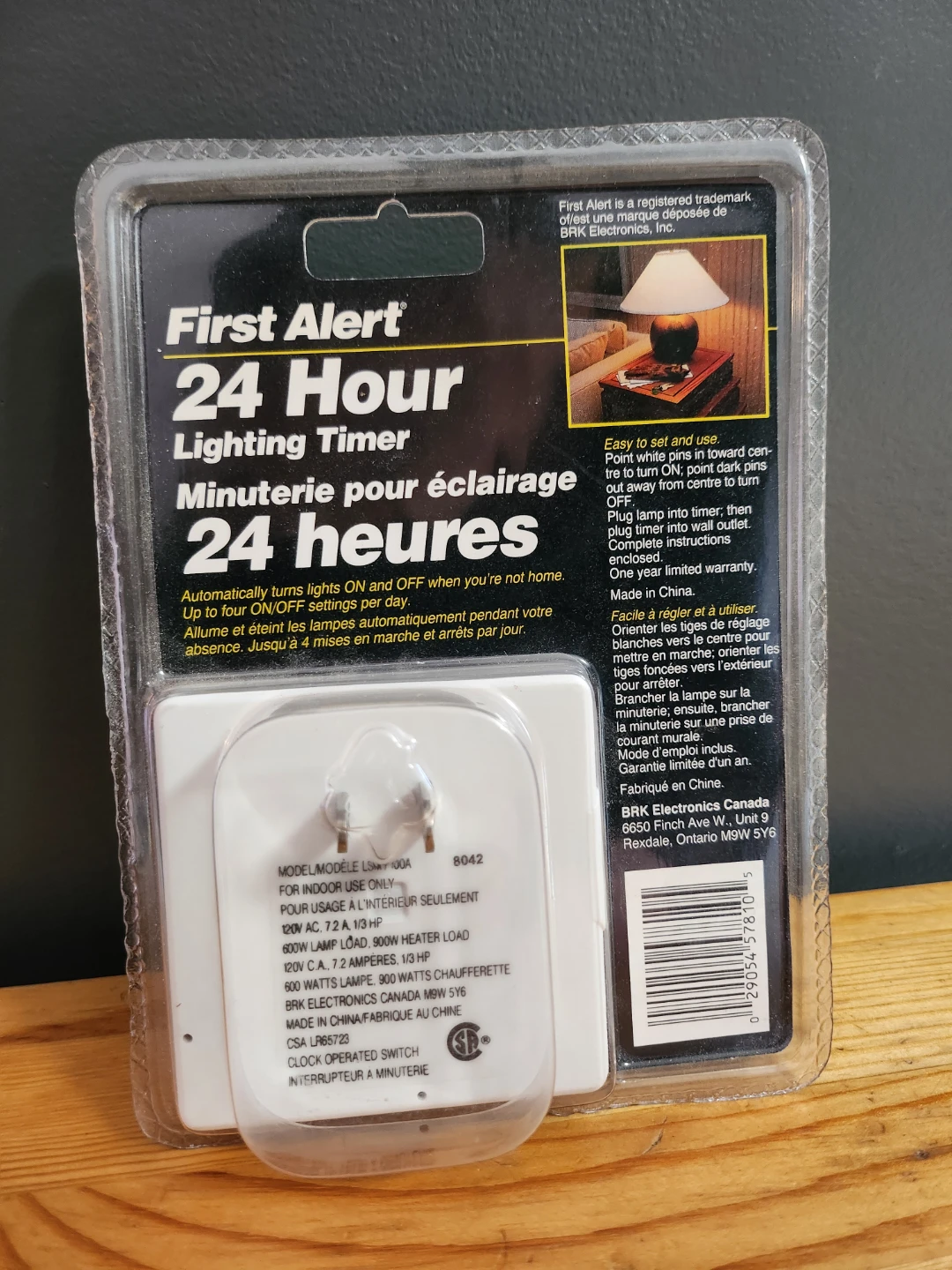 First Alert 24-Hour Lighting Timer - photo 2