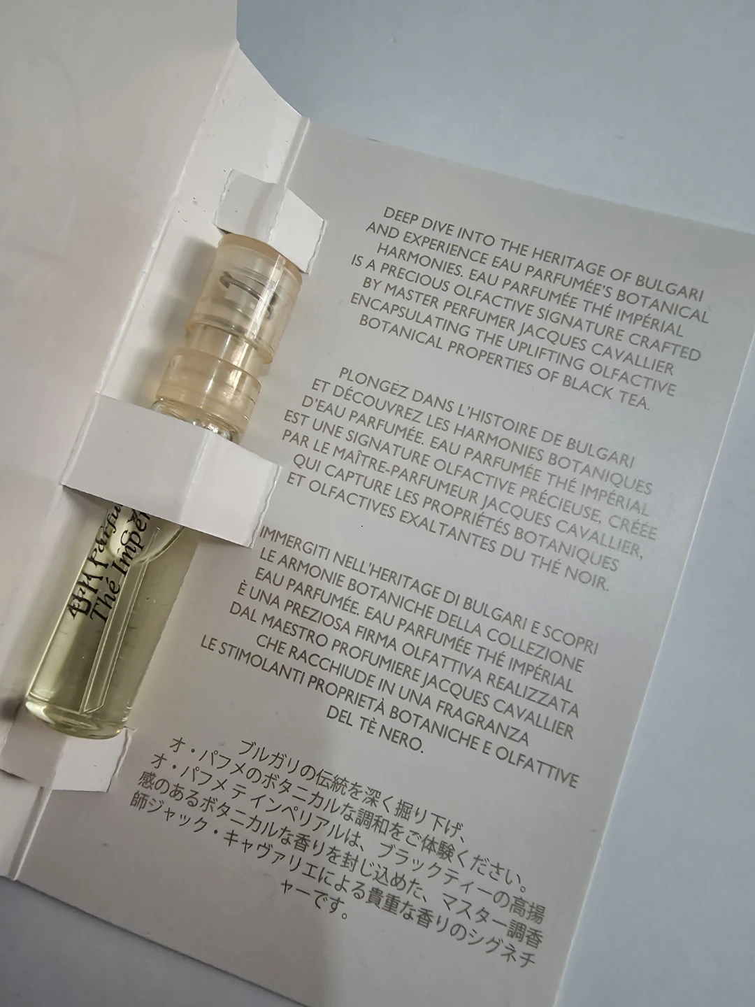 Bvlgari The Imperial Eau de Toilette Sample ⚽️ - photo 2