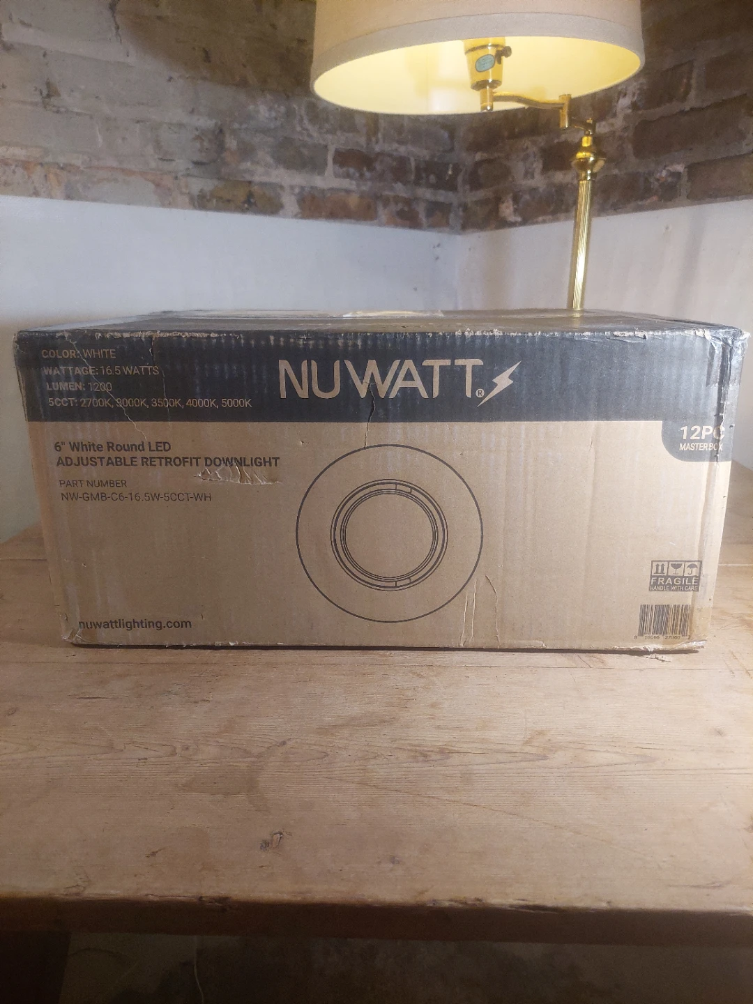 NuWatt 6" White Round LED Adjustable Retrofit Downlight - photo 2