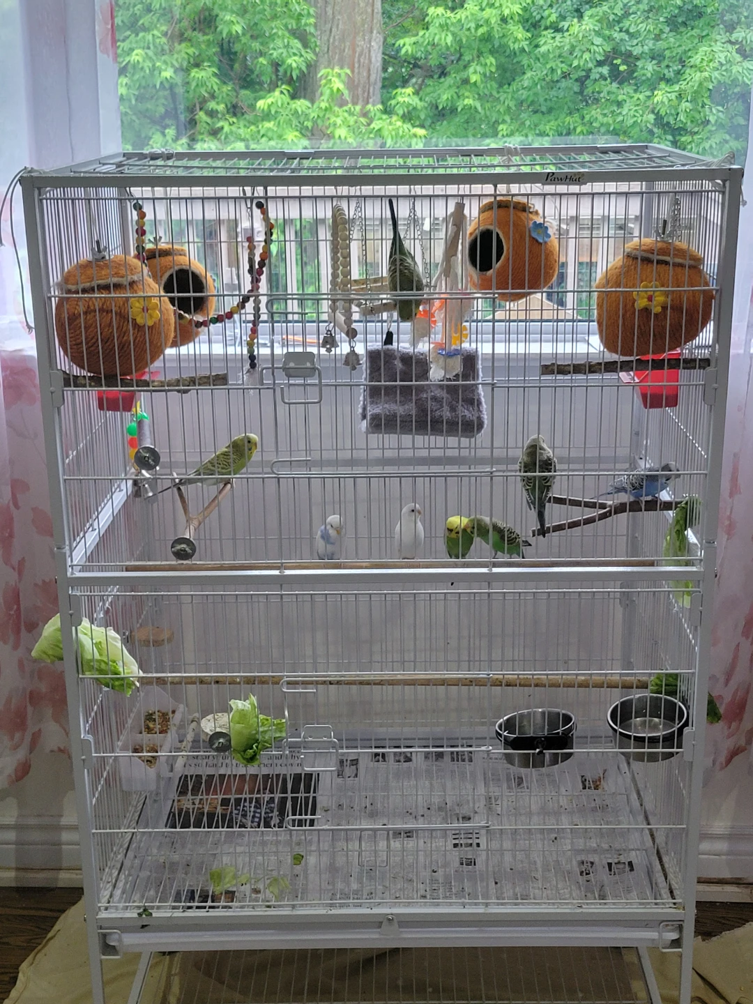 Large Bird Cage with Accessories - photo 3