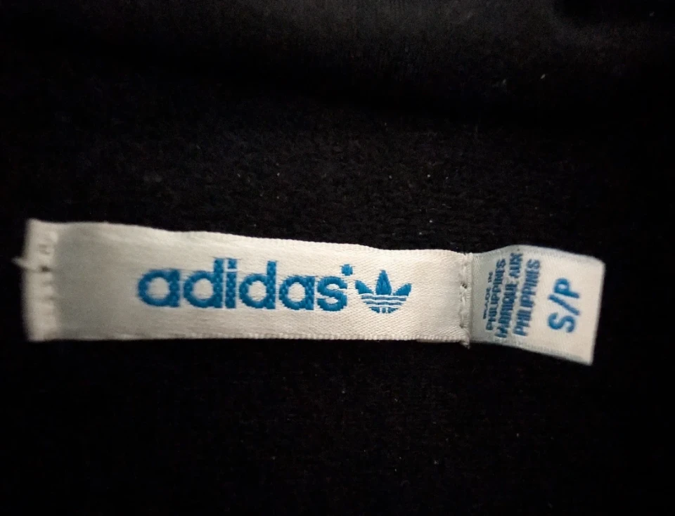 ⚽ Black Adidas Track Jacket size small - photo 3