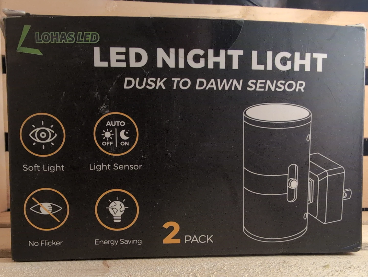 LOHAS LED Night Lights (2 Pack) - photo 2