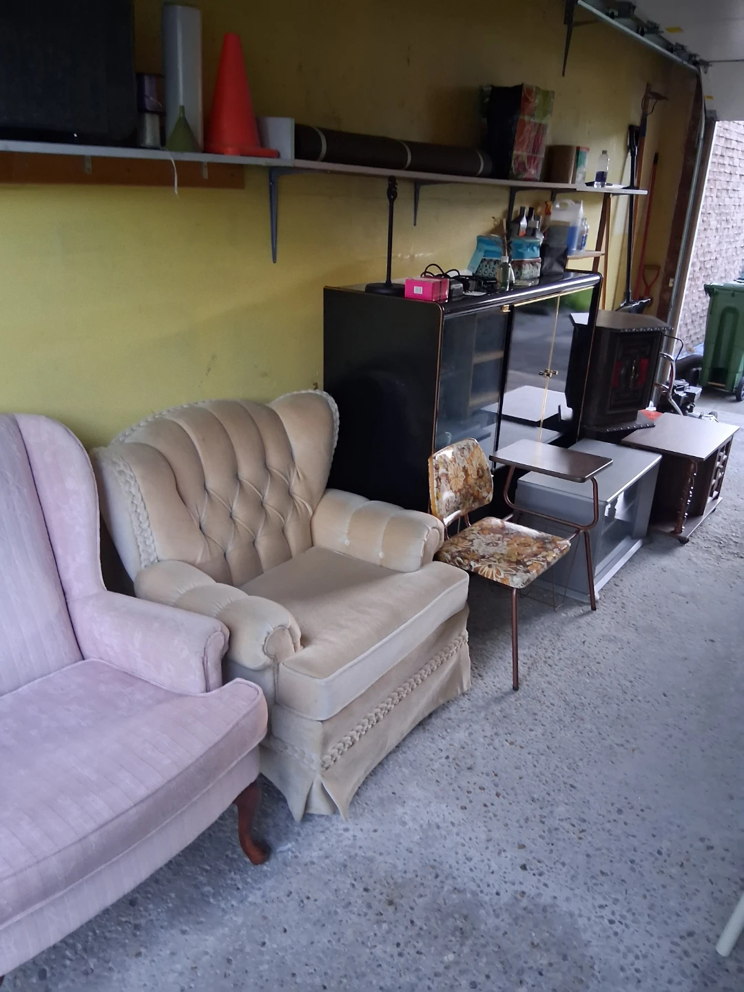 Two accent chairs