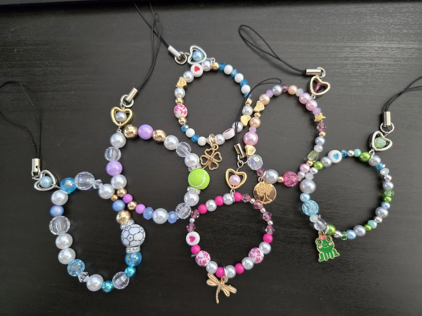 Beaded Keychains and Phone Straps $4 Each - photo 3