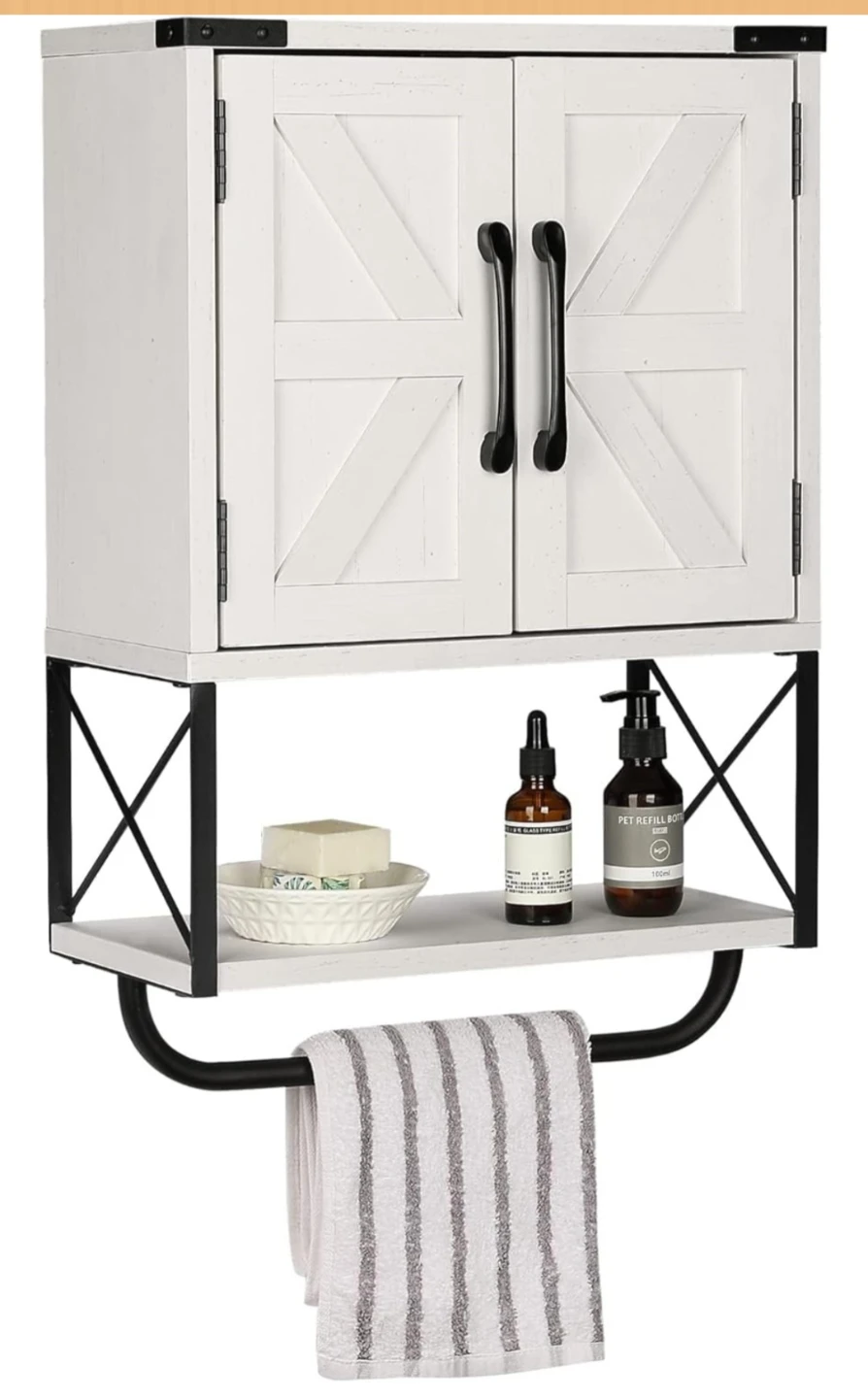 Farmhouse Style Cabinet with Doors - photo 2