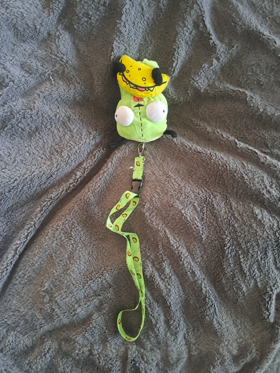Plush Gir Lanyard with Card Holder
