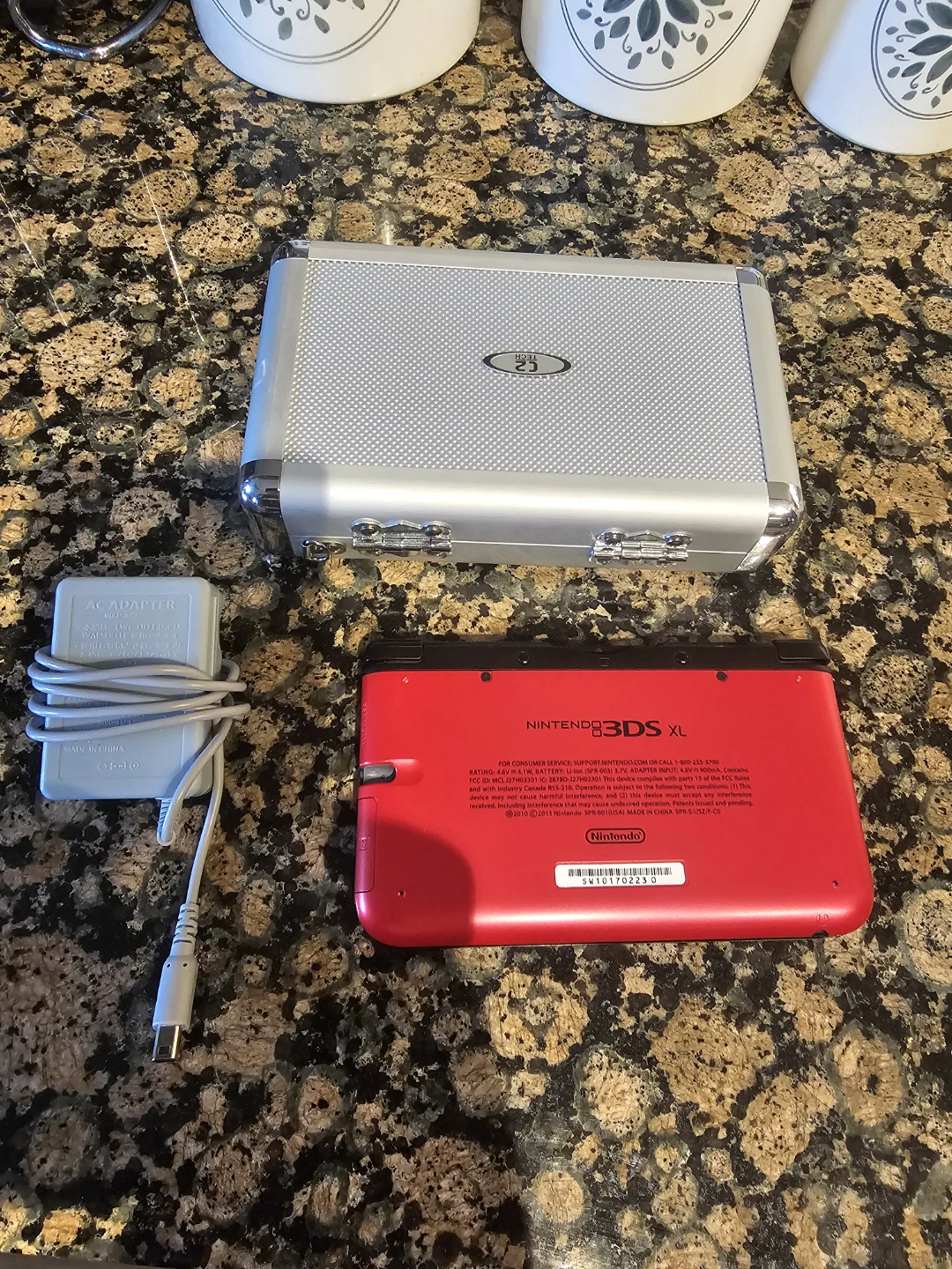 Nintendo 3Ds XL Red Edition Modded - photo 2