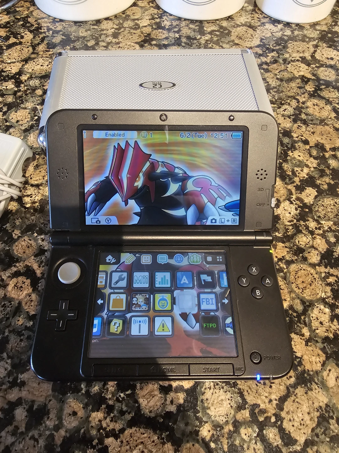 Nintendo 3Ds XL Red Edition Modded - photo 4