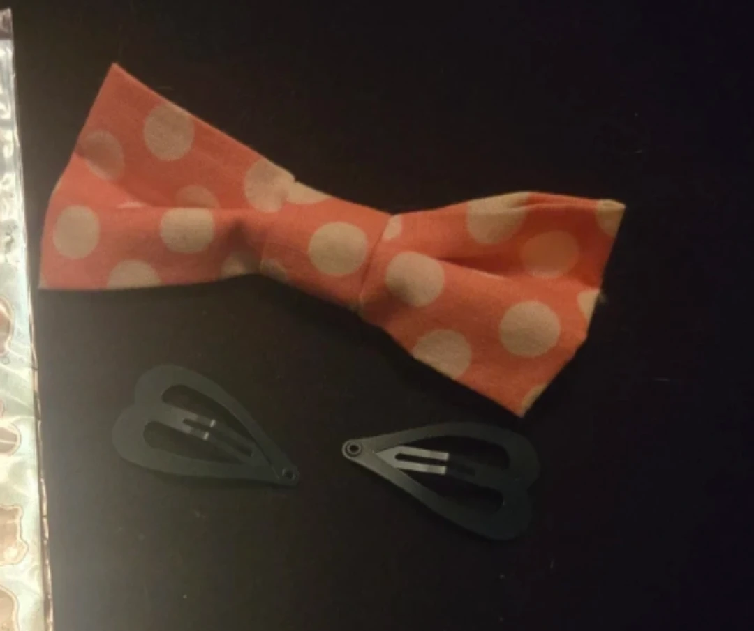Animal Stickers, Bow, and Hair Clips