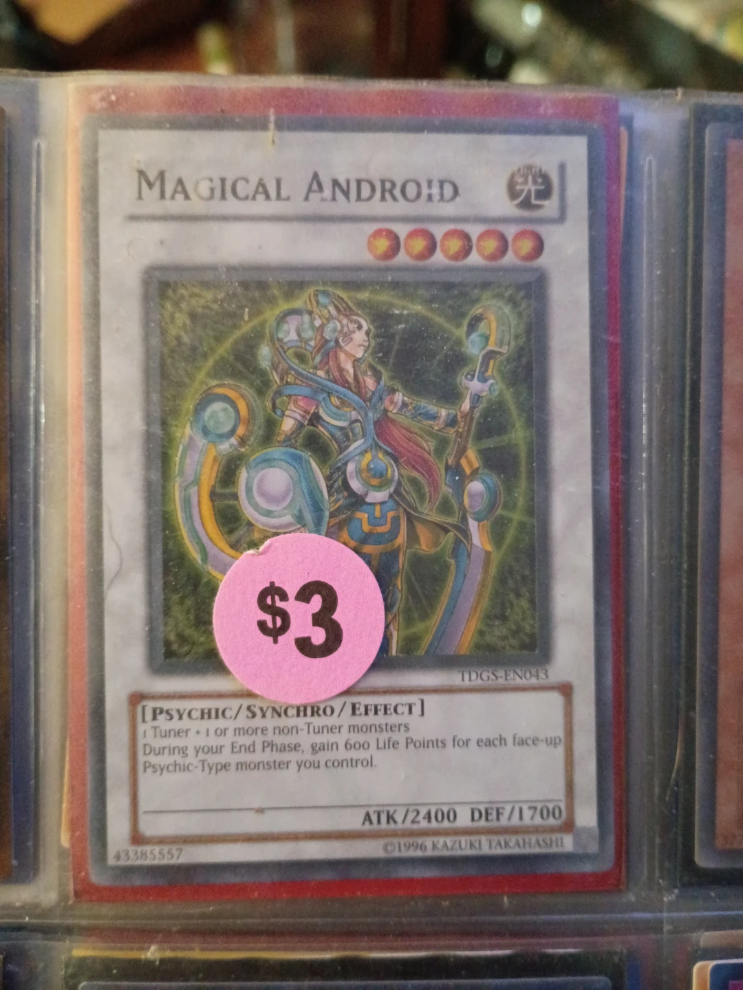 Yu-Gi-Oh! Magical Android Card TDGS-EN043⚽