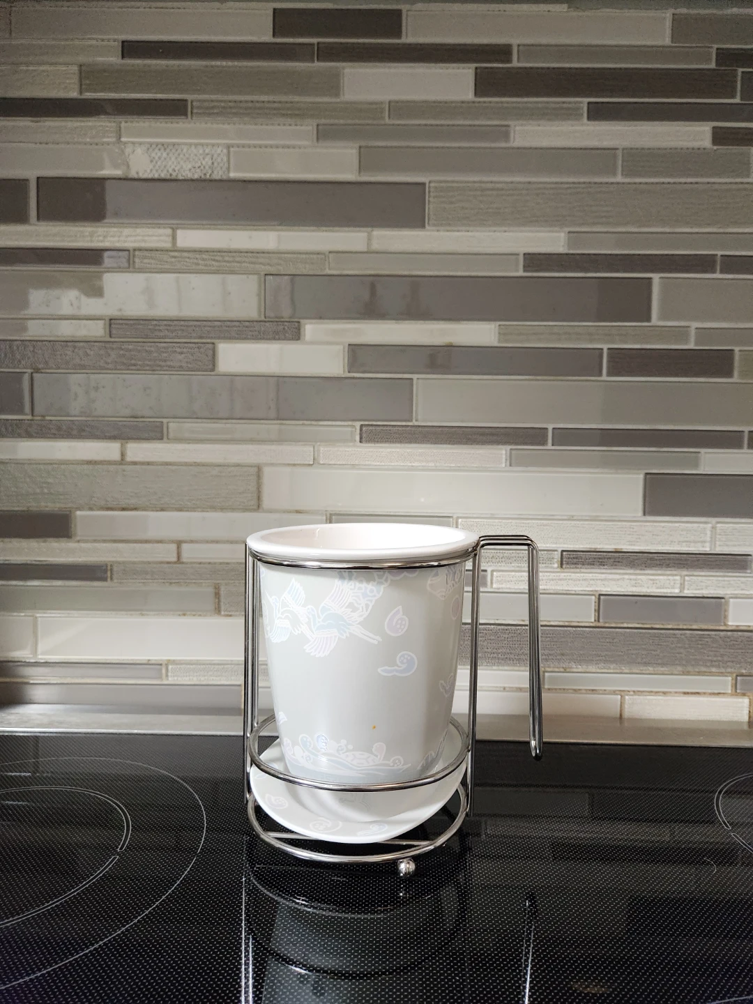 White Ceramic spoon - photo 2