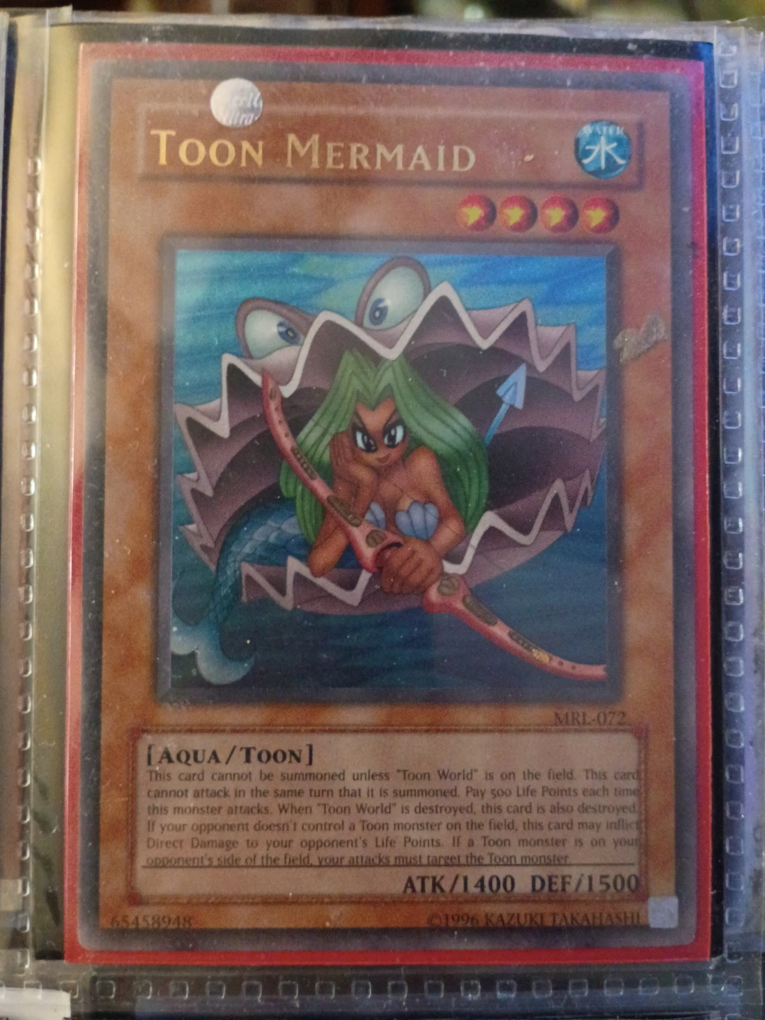 Yu-Gi-Oh! Toon Mermaid Card⚽