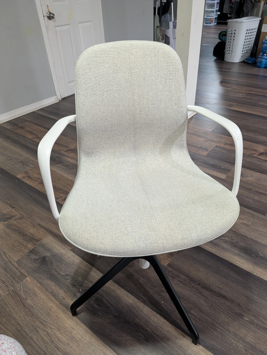 Office Chair - Light Grey Fabric