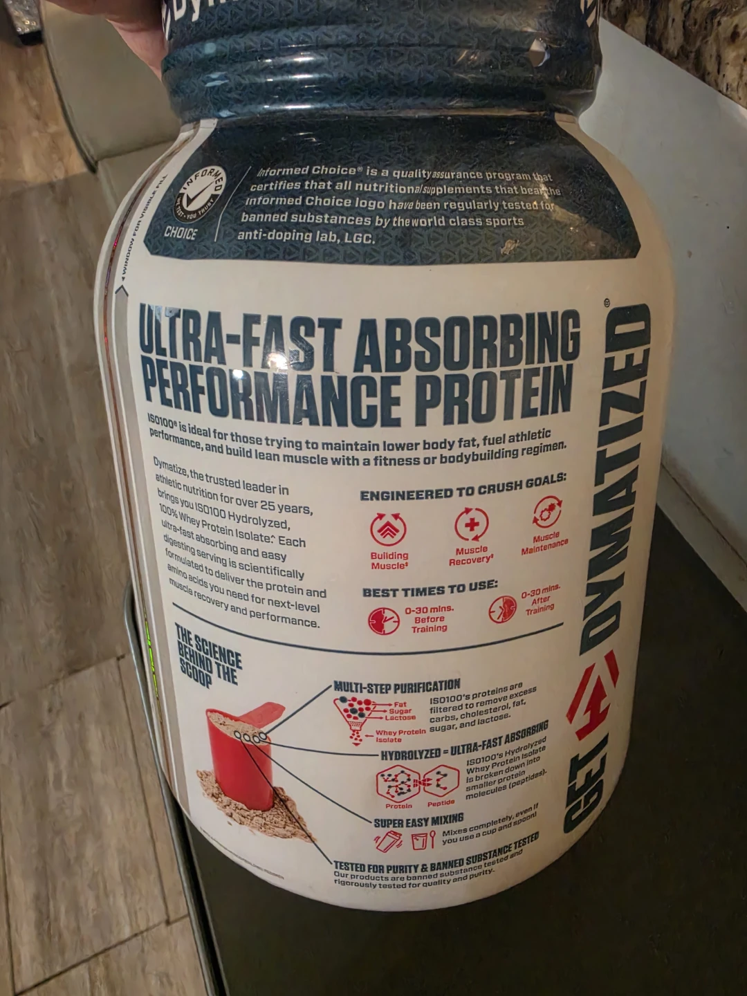 ISO100 Chocolate Protein Powder - photo 2