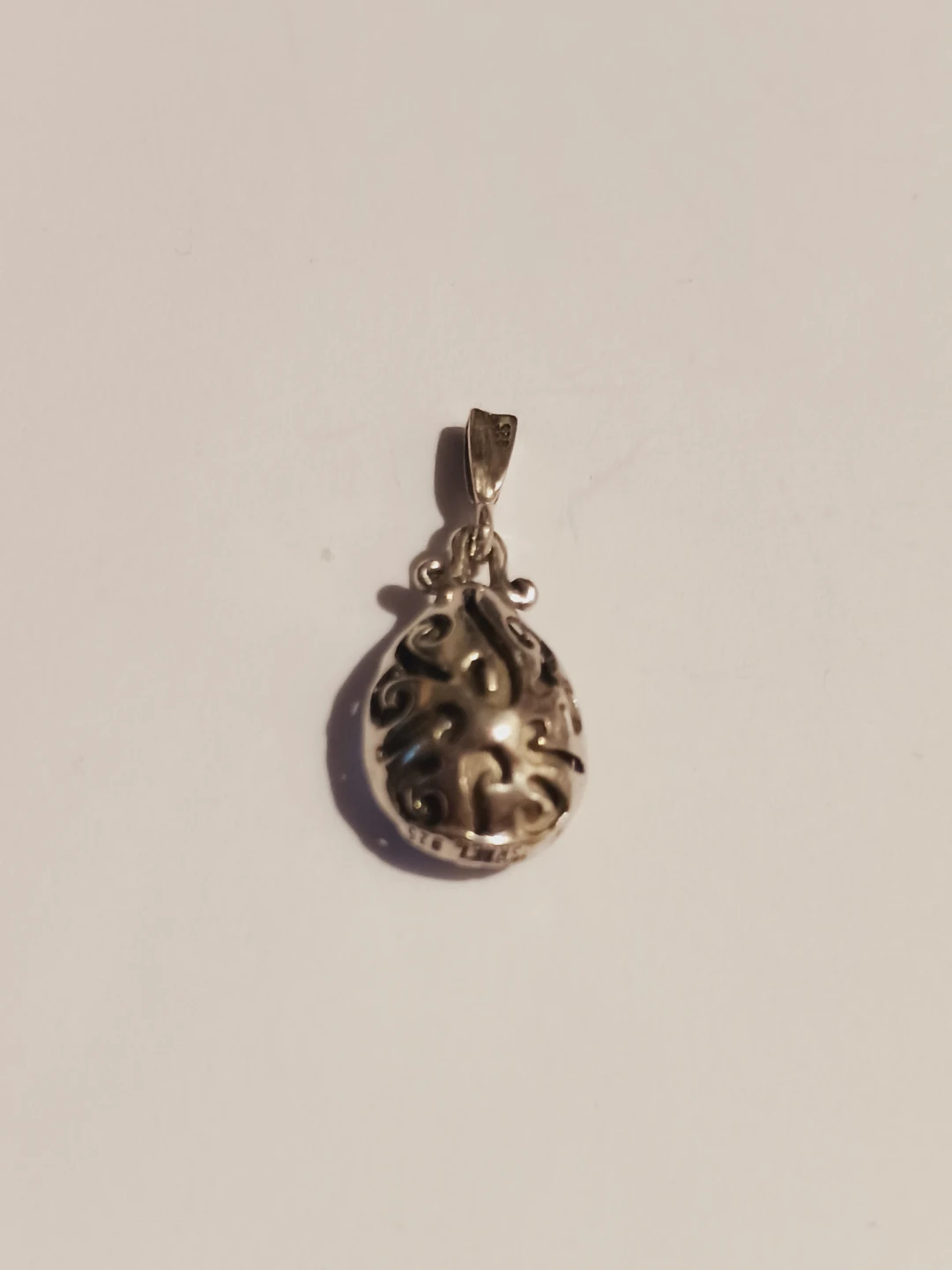 Sterling Silver 925 Blue Topaz Teardrop Pendant - photo 3