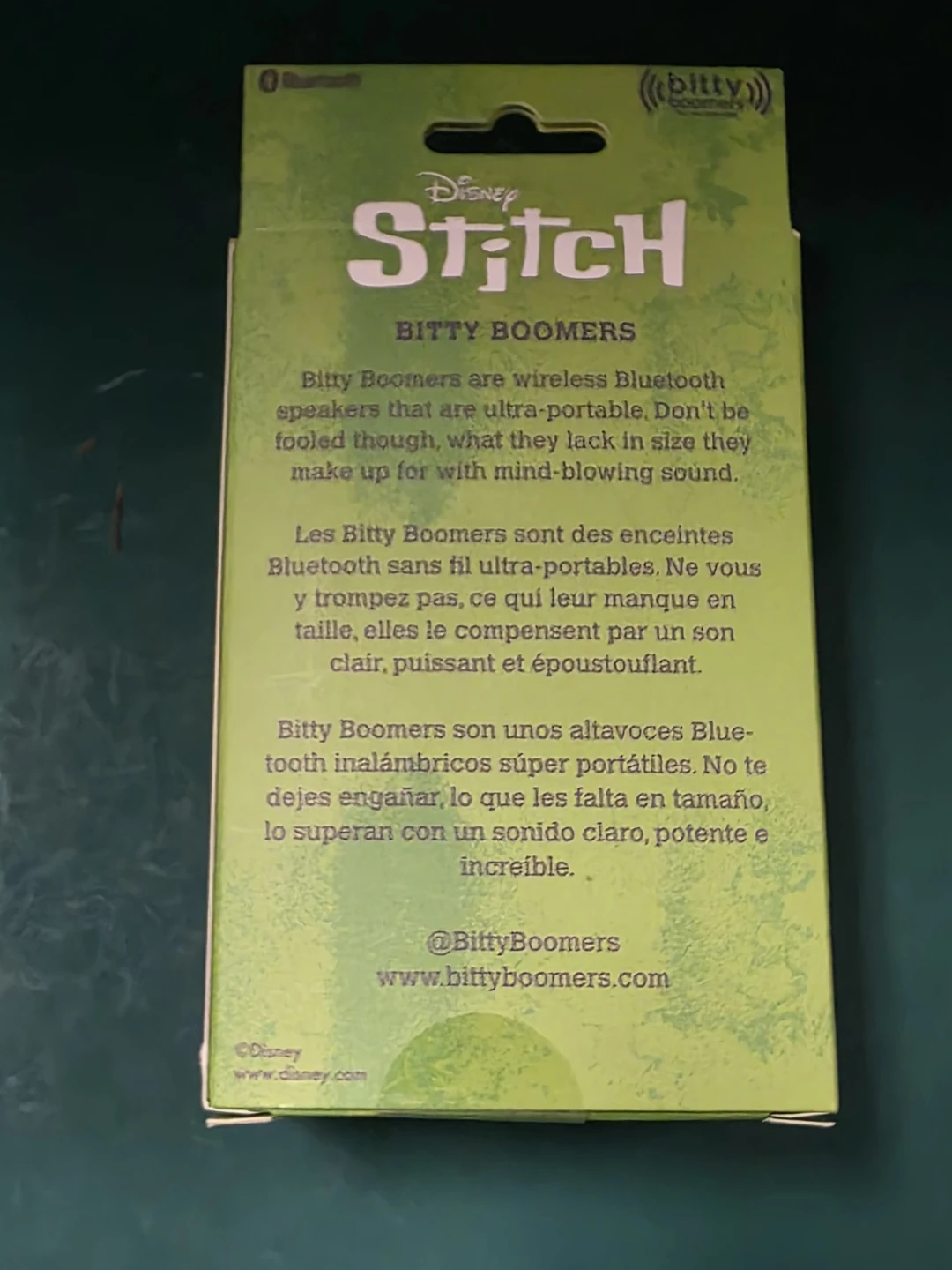 Disney Stitch Bitty Boomers Bluetooth Speaker - photo 3