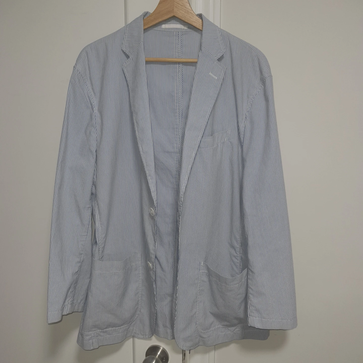Blue Striped Blazer