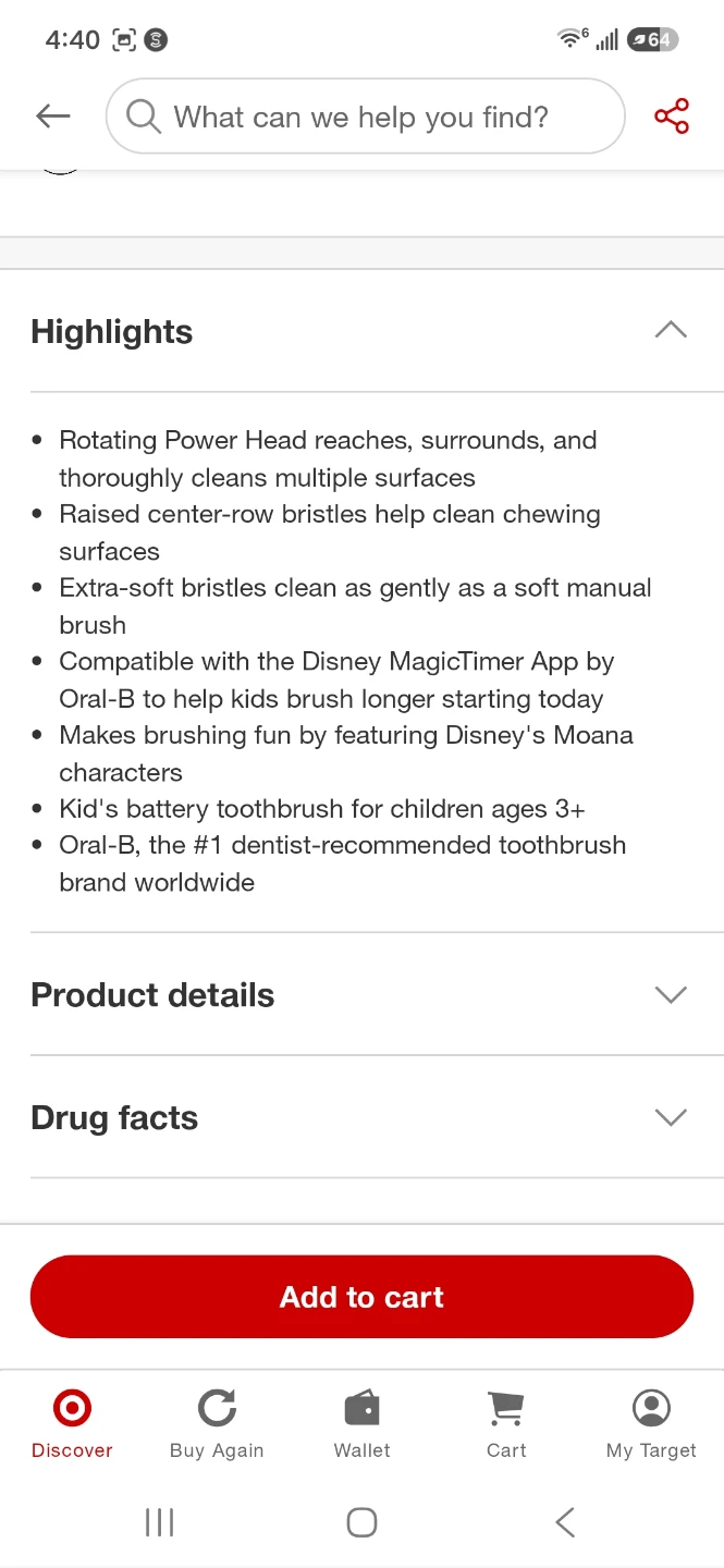 Oral-B Kids Battery Powered Disney Princess Toothbrush ⚽️ - photo 3