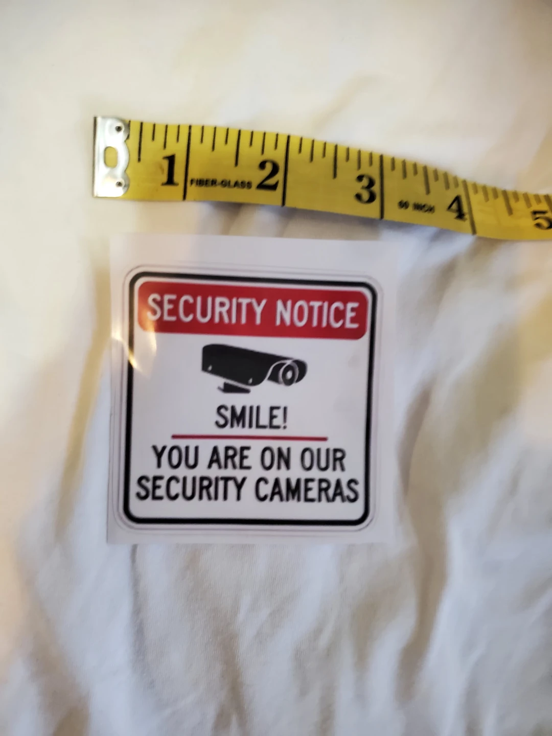Assorted Warning and Security Stickers $5 ech - photo 2