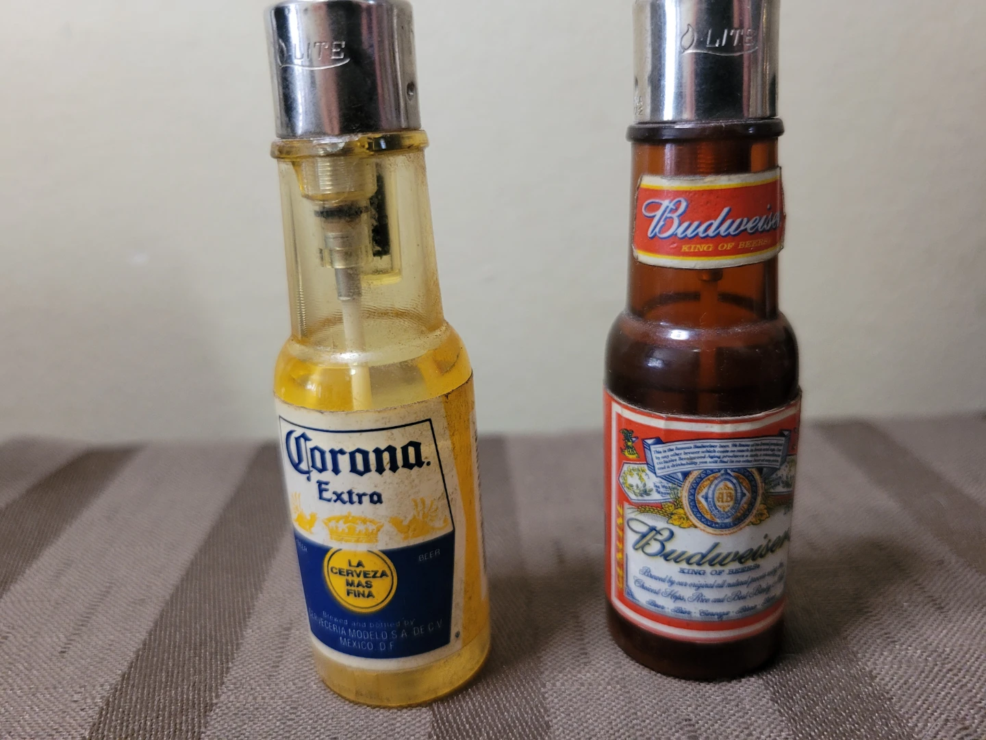 Corona & Budweiser Beer Bottle Lighters - photo 2