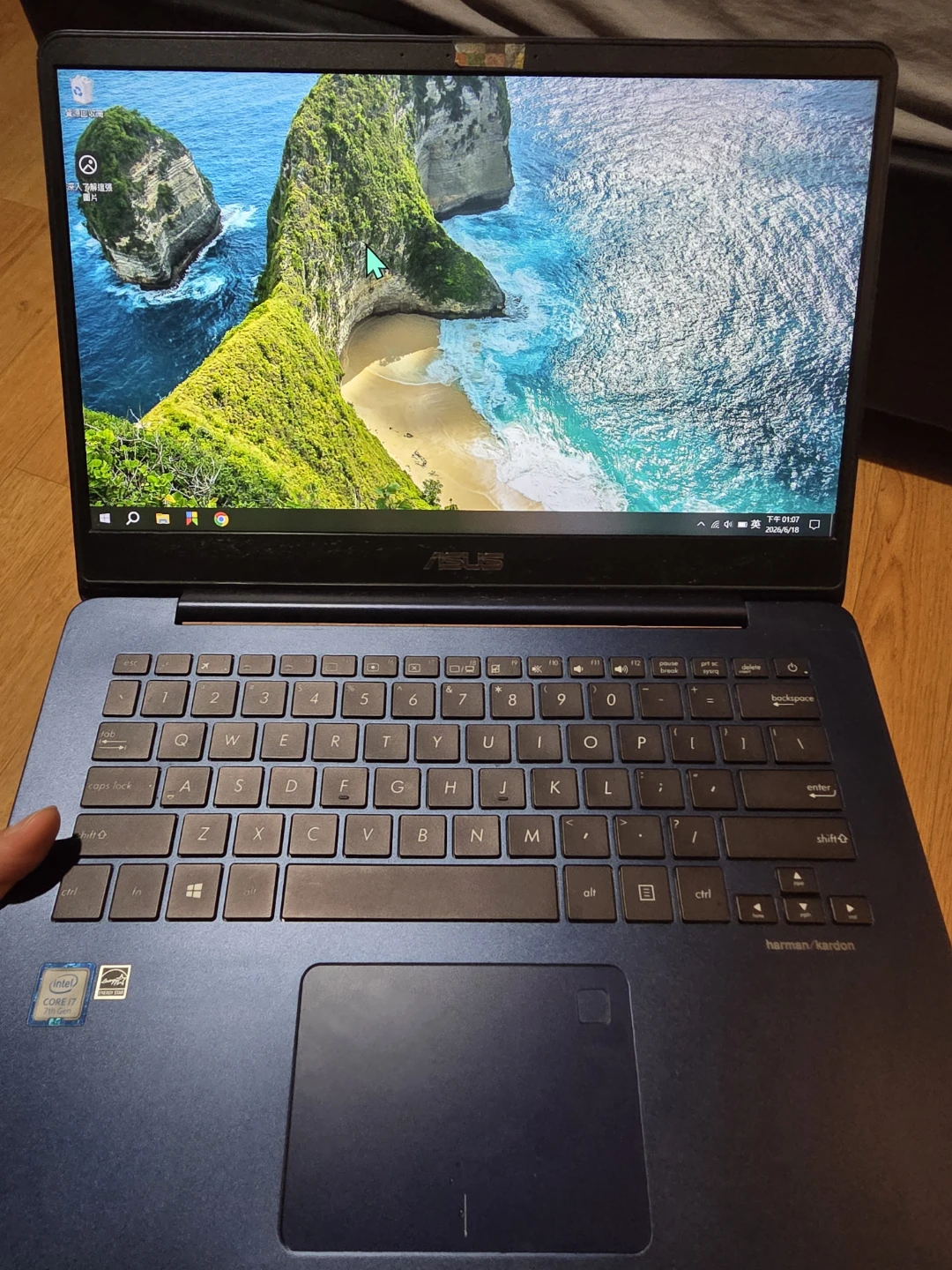ASUS Laptop - Blue intel i7 7th gen,8 gb ram, 256 gb storage - photo 2
