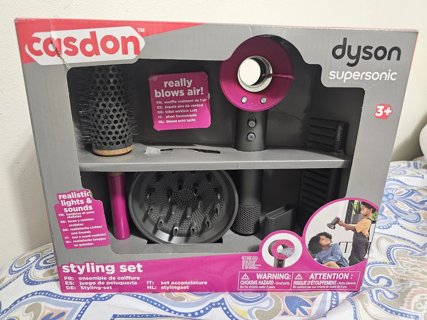 casdon dyson supersonic styling set ⚽️
