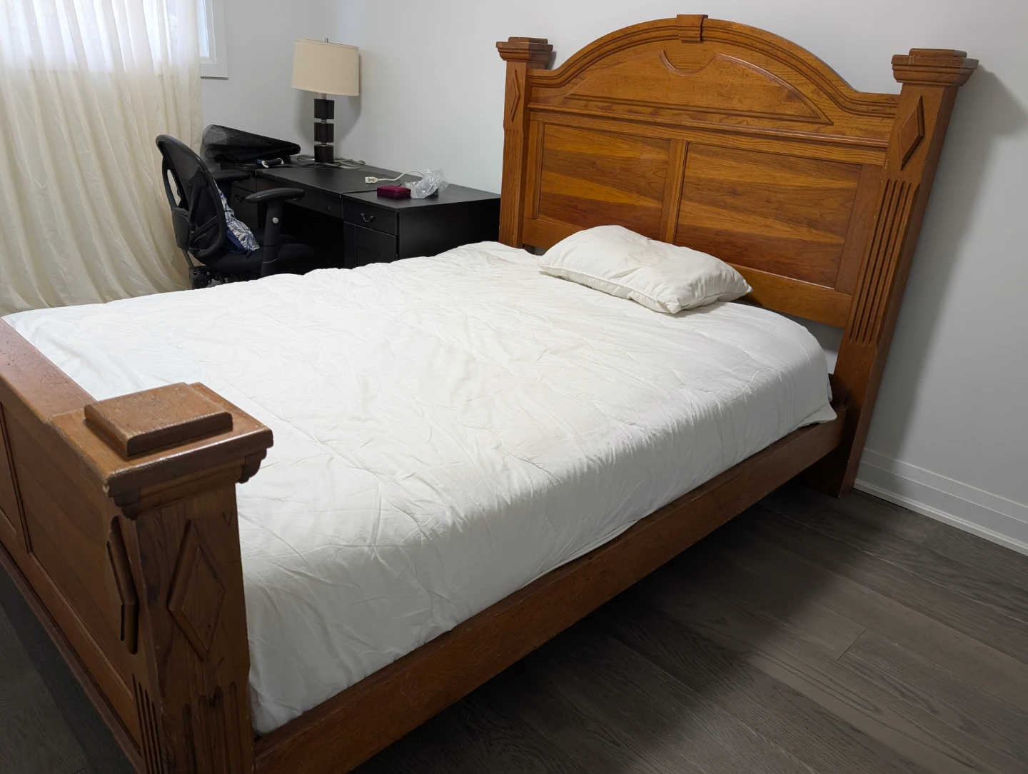 Wooden Bed Frame with maters - photo 2