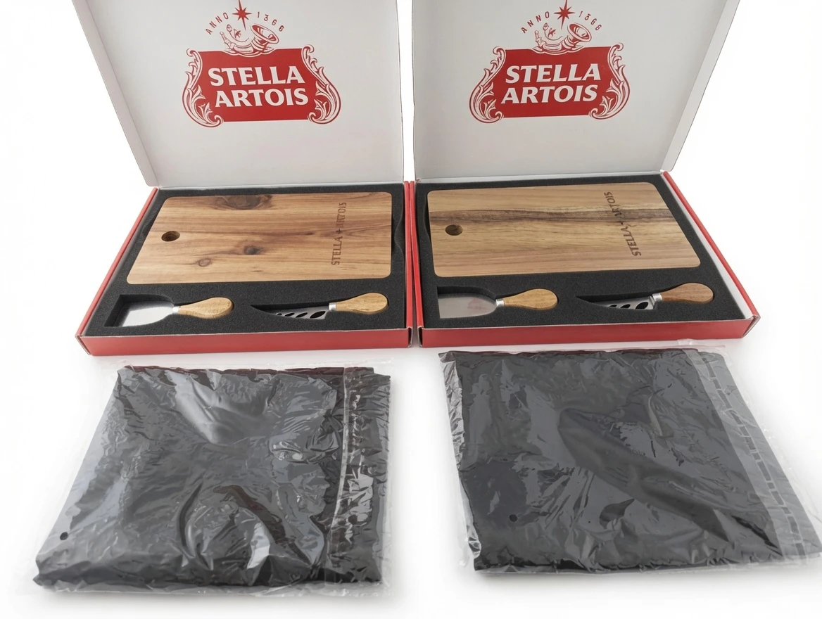 Brand New Stella Artois Charcuterie Board Sets & Aprons - photo 3