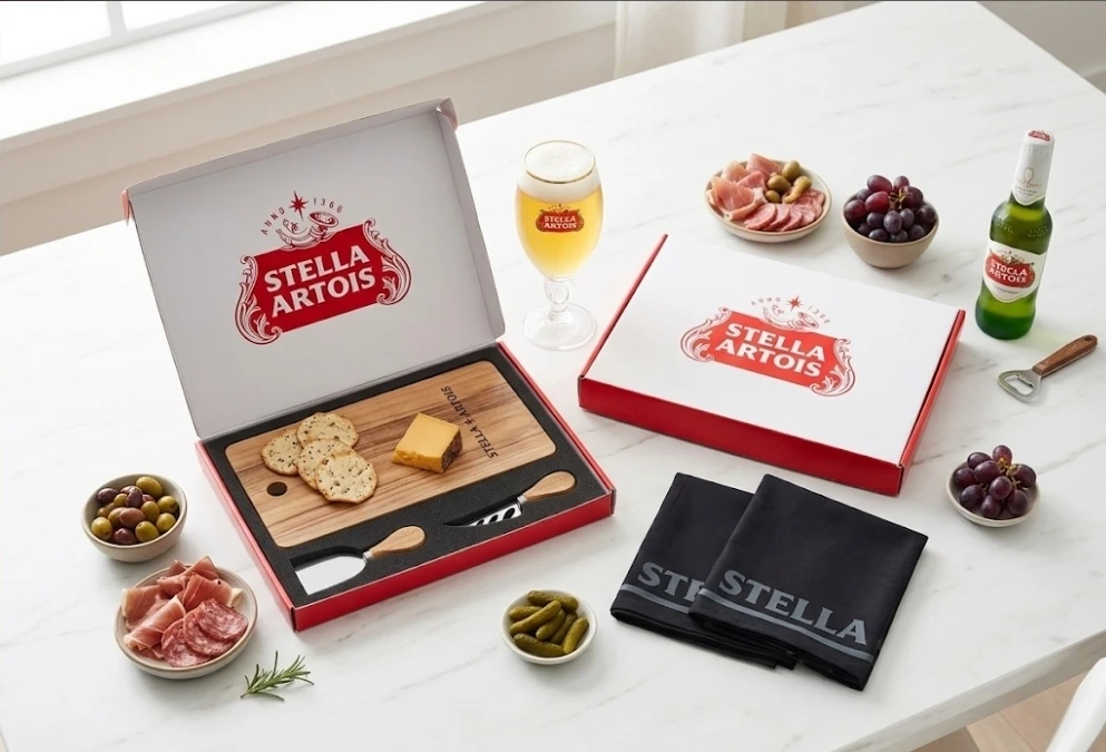 Brand New Stella Artois Charcuterie Board Sets & Aprons - photo 4