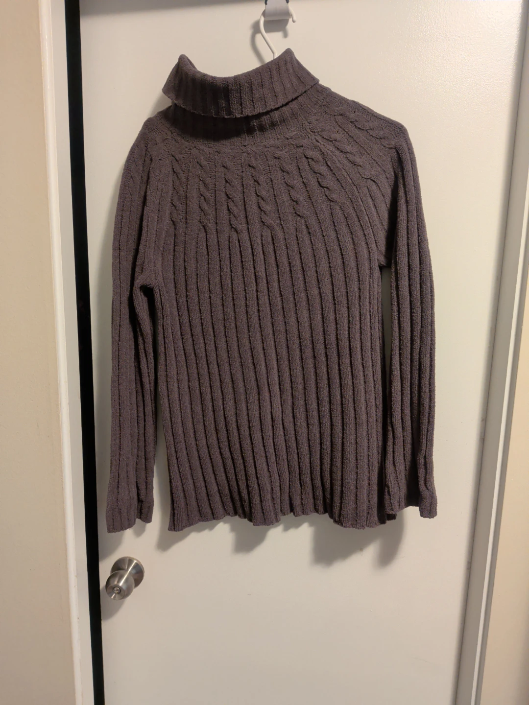 Women's Grey Turtleneck Sweater