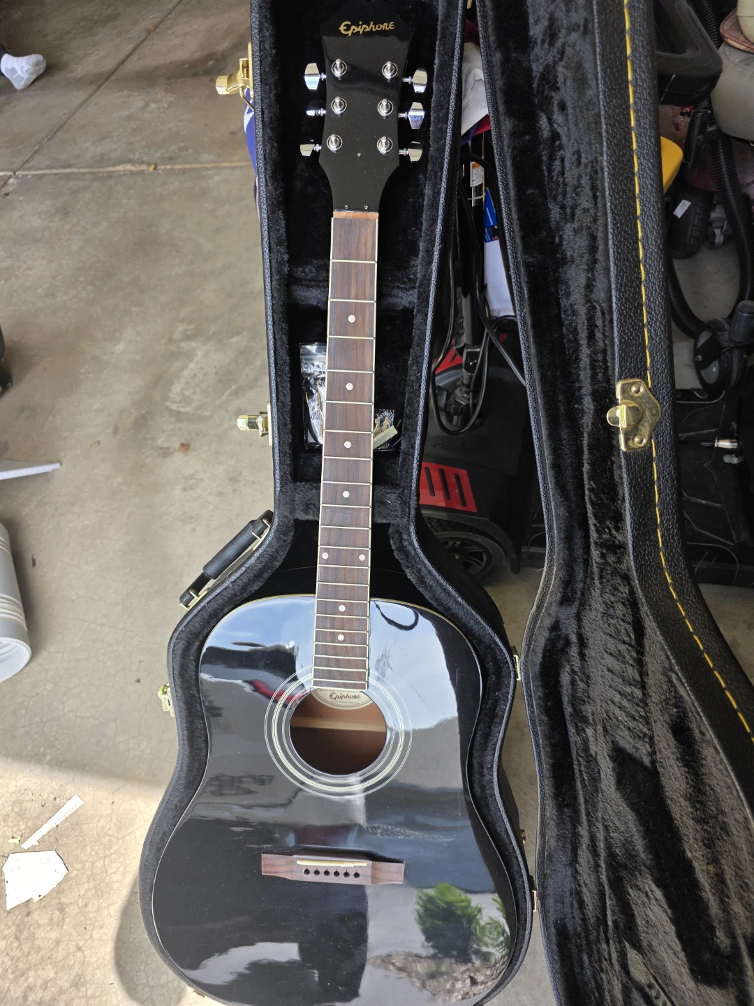 Epiphone Acoustic Guitar with Case - photo 2