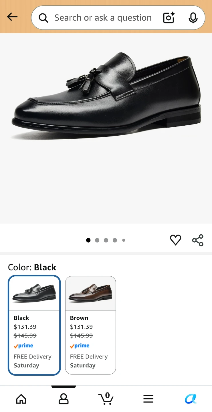BEAU TODAY Black Leather Tassel Loafers - photo 4