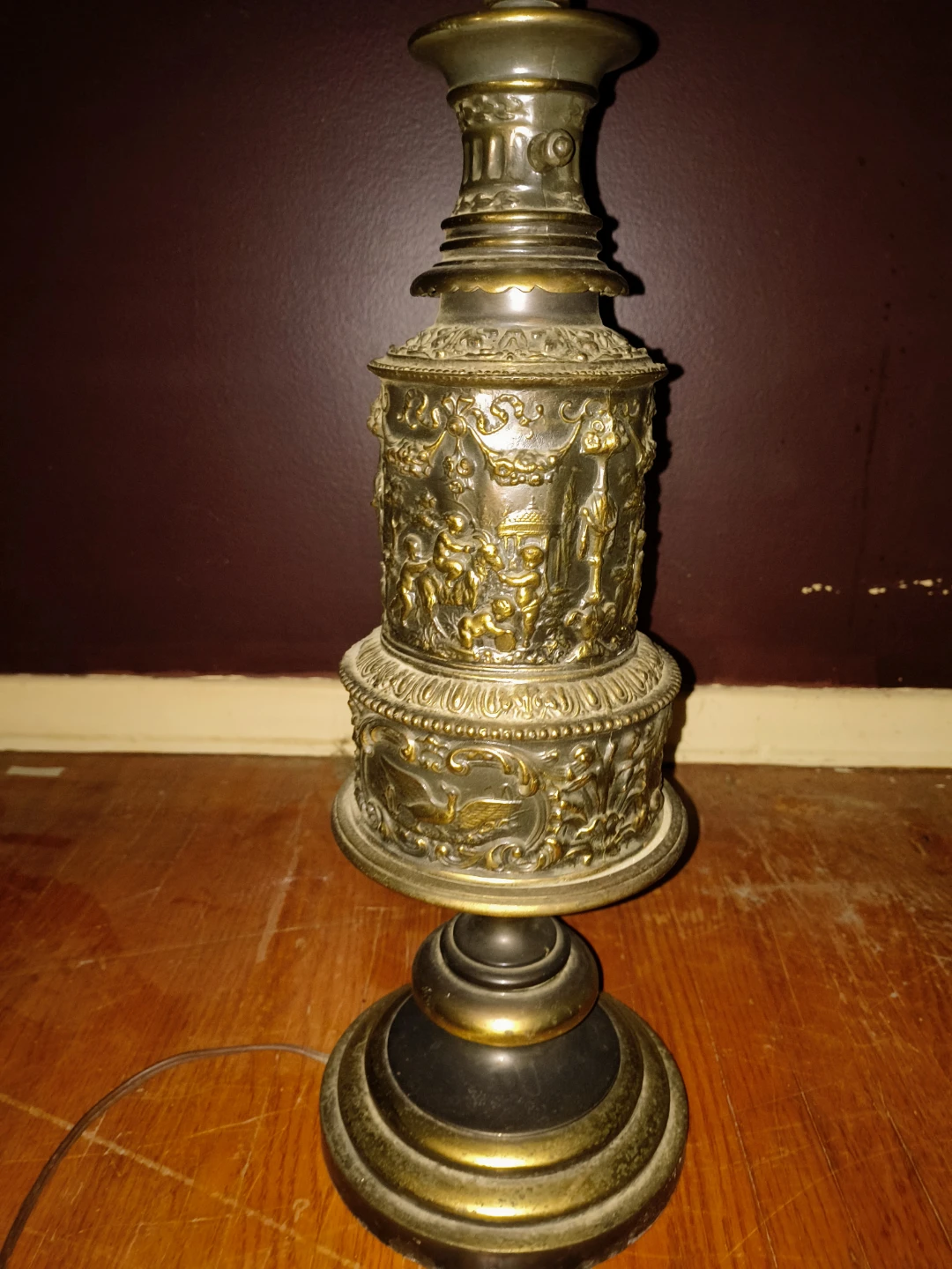 Vintage Brass Table Lamp - photo 2