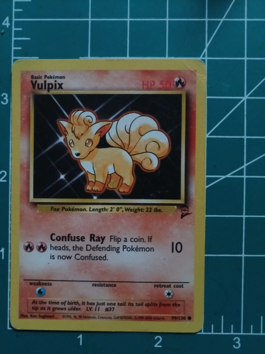 Pokemon Vulpix Trading Card