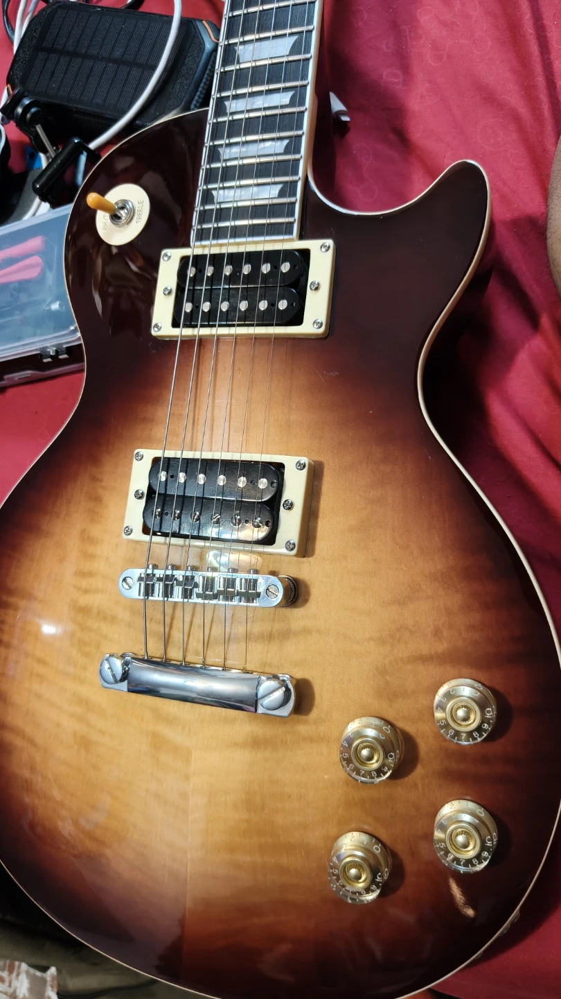 Chibson Slash November Burst Les Paul Type Electric Guitar - photo 2