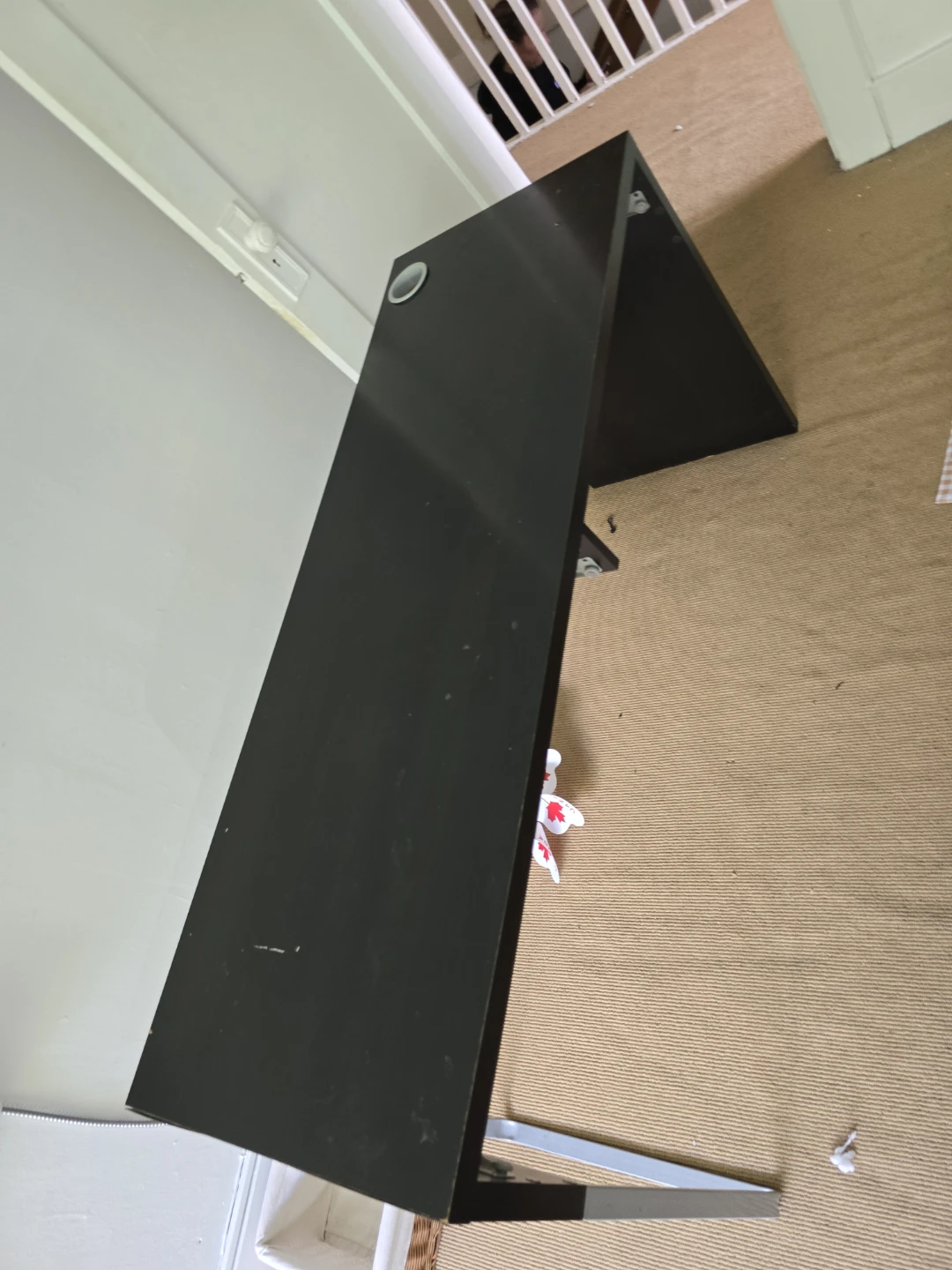 Black Console study table