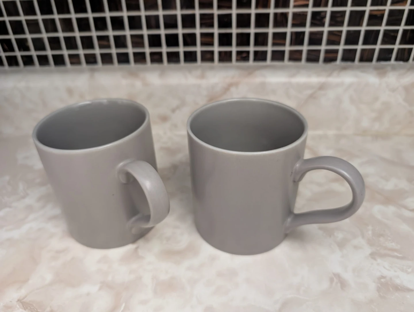 Set of 2 Grey Ceramic Mugs - photo 3