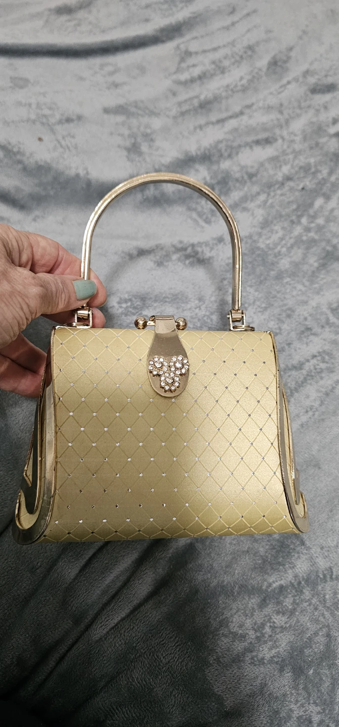 Gold Evening Clutch Purse⚽⚽ almost new