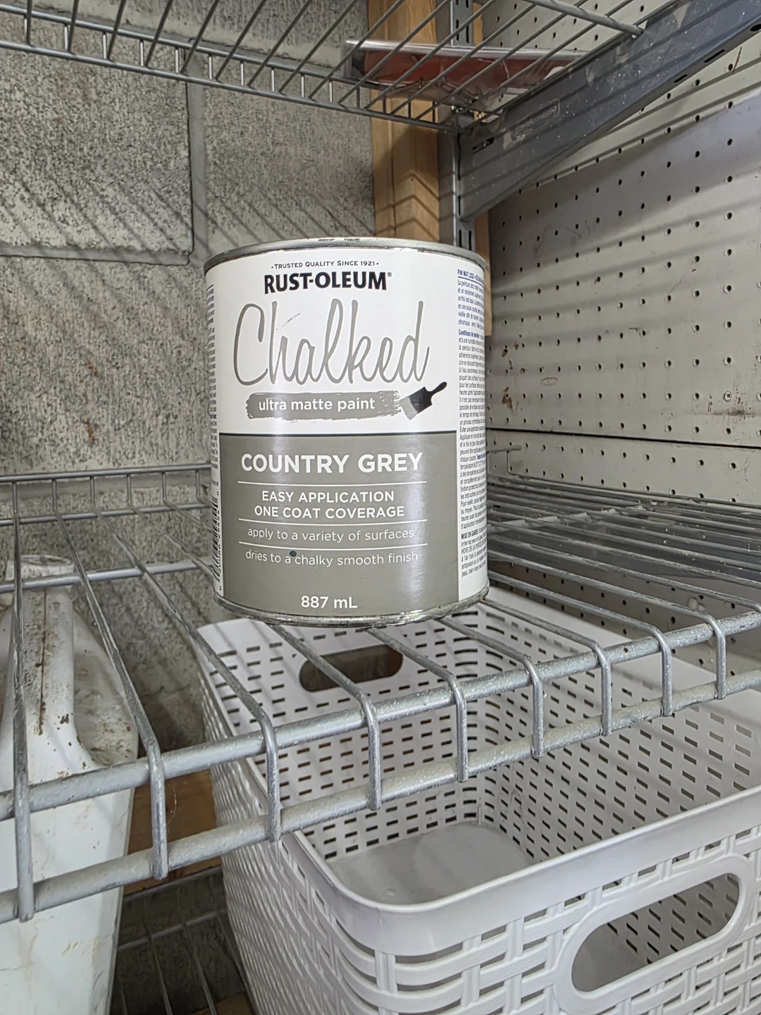 ⚽ Rust-Oleum Chalked Ultra Matte Paint - Country Grey